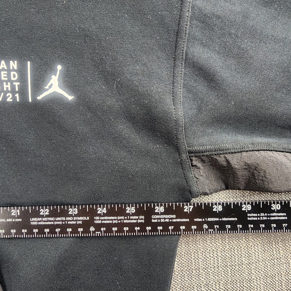 Jordan 23 Engineered Fleece Hoodie XL Black CZ8272-010 Jumpman NWT Oversized - Picture 6 of 13
